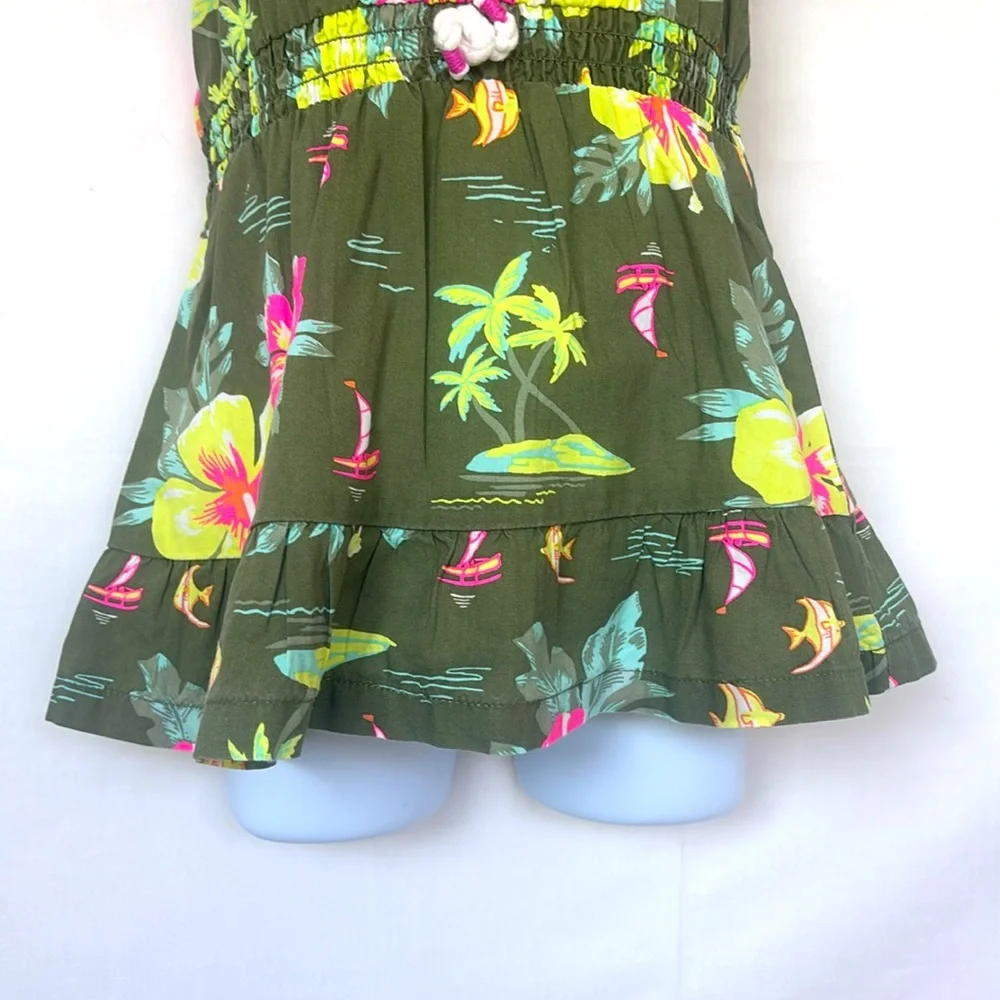 Carter’s | Baby Girl Tropical Floral Dress & Bloomers Set – Summer Outfit